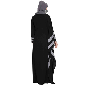 Oem Services Meilleure conception personnalisée Couleur modeste Abaya en satin pour dames Séchage rapide Respirant Femmes Robe longue islamique Vente - Product Image 4
