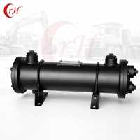 Refroidisseur d'huile industriel à injection moulée résistant à la corrosion pour excavatrice de construction, refroidisseur d'eau 150L, radiateur