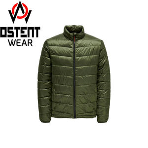 Chaqueta acolchada impermeable de invierno para hombre de alta calidad, capucha de lona personalizable con soporte de burbujas, fabricante directo de High Street - Product Image 1