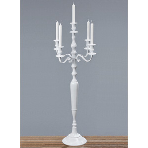 Candelabros de cristal de 9 brazos de Bronce Antiguo, centro de mesa de boda de lujo, candelabro de Metal - Product Image 3