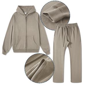 baggy pants sweatsuits sweatpants Cotton Jogger Set Custom Printing Logo Sweatsuit Tracksuits for Men - Product Image 4