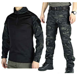 Uniforme Táctico para Hombre, Conjunto de Camuflaje, Ajuste Personalizado, Dos Piezas, Transpirable, Duradero, Tejido de Punto, Impermeable, Ropa Utilitaria para Exteriores - Product Image 4