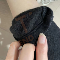 İnce Kesim Kışlık Sıcak Kalem Paça Düz Bacak Pantolon Kadın Termal Esnek Kot Bayan Polar Kar Denim Pantolon