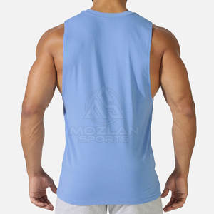 Fitness Clothing Quick Dry <b>Men</b> <b>Singlets</b> Cotton Polyester Made High Quality <b>Singlets</b> <b>For</b> <b>Men</b> - Product Image 3
