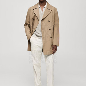 Manteau en coton tendance à taux de vente total manteau pour hommes Service OEM à bas prix tissu en coton de haute qualité pour hommes impression personnalisée personnalisée - Product Image 5