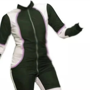 Combinaison de plongée intégrale en néoprène camouflage bleu 3 mm avec fermeture éclair dorsale, protection renforcée genoux et poitrine, manches longues pour la plongée, la pêche au harpon et le paddle - Product Image 5