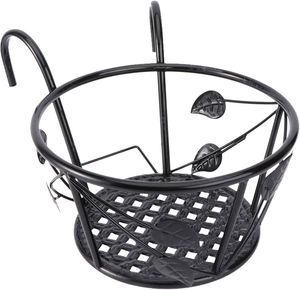 Support de jardinière en métal à montage mural haut de gamme garde-corps suspendu en métal Pots de fleurs de forme ronde pour balcon - Product Image 6