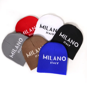 Gorro de punto de Jacquard suave personalizado nuevo personalizado con logotipo de Jacquard para hombres y mujeres al aire libre sombreros de invierno de alta calidad - Product Image 2
