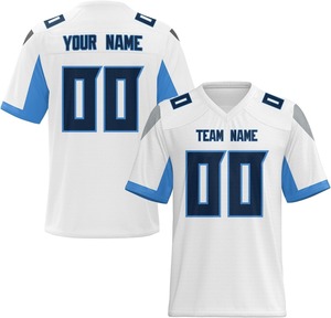 Maillots de football américain personnalisés par le premier fabricant 2026, courts, séchage rapide, 100 % polyester, impression par transfert thermique, logo d'équipe personnalisé 10 - Product Image 2