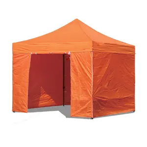 10*10英尺折叠定制带标志弹出式野营帐篷定制帐篷铝制防水