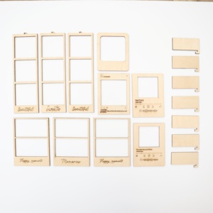 Bán Buôn Trong Suốt Hiển Thị dang dở Ép Hoa Khung Sáng Tạo Hai Mặt Cổ Điển Hình Ảnh Cổ Điển Gỗ Khung - Product Image 3