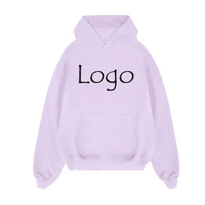 เสื้อฮู้ดผู้ชายผ้าคอตตอนผสมโอเวอร์ไซส์500 GSM ปักโลโก้ได้ตามต้องการ100% - Product Image 3