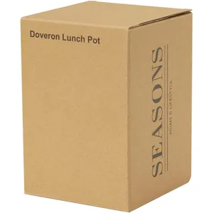 Boîtes à lunch écologiques Doveron Sustainable Thermal Food Carrier pour un merchandising efficace - Product Image 6
