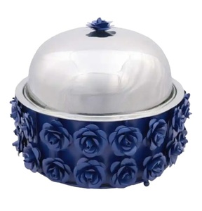 Cacerola redonda de madera para olla caliente con tapa, soporte para Tortilla Chapati Keeper, calentador para fiestas, calentamiento de alimentos, uso de servicio - Product Image 3