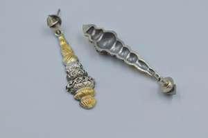 Offre Spéciale Antique fait à la main Vintage boucles d'oreilles boucle d'oreille en laiton matériel bijoux de mode pour les filles et les femmes - Product Image 3