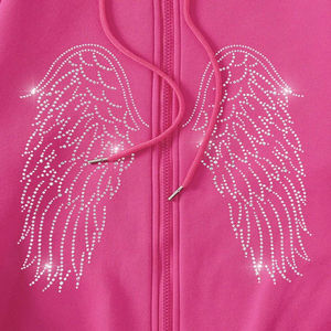 Sudaderas con Capucha para Hombre, Nueva Colección, 100% Algodón, Felpa, Cortavientos, Ecológicas, Transpirables, Ligeras, Ropa de Invierno, con Pedrería - Product Image 5