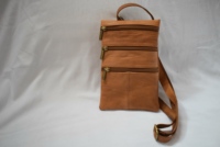 Moroccansoul MA Modèle 772 Pochette portable en cuir véritable - Toutes saisons