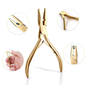 Kit Profesional de Herramientas para Extensiones de Cabello de Acero Inoxidable, Alicates, Tijeras, Agujas, Personalizable - Product Image 3