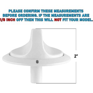Bouton de minuterie en plastique neuf pour appareils électroménagers Lifetime 131873304, compatible avec les modèles de sèche-linge et lave-linge Frigidaire 1318733 - Product Image 2