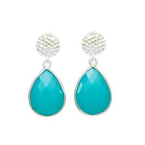 New Arrival Turquoise Silver Plated <b>Drop</b> <b>Earring</b> - Product Image 1