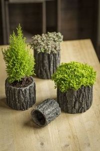 Wooden Flower Pots Wishing <b>Well</b> Planter Backyard <b>Garden</b> Decor Waterproof Epoxy Coated Customizable Color & Shape 10cm - Product Image 5