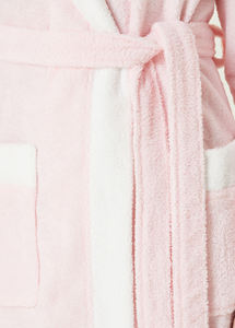 เสื้อคลุมอาบน้ำผ้าเทอร์รี่ทอแบบด็อบบี้ ผ้าฝ้ายตุรกี น้ำหนักเบา หรูหรา คุณภาพสูง สำหรับผู้หญิง เหมาะสำหรับโรงแรม ราคาดีที่สุด แบบใช้แล้วทิ้ง แห้งเร็ว - Product Image 2