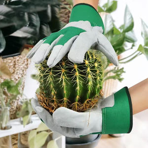 Gants en cuir antidérapants et résistants à l'huile pour le jardinage et les travaux, avec protection des mains et des bras, vente en gros - Product Image 6