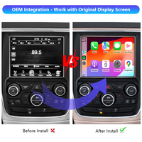 Module d'interface décodeur sans fil Apple CarPlay et Android Auto pour JEEP Uconnect 8.4, mise à niveau OEM Uconnect 8.4
