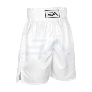 Nouveau style 2026 – Short d'entraînement de boxe personnalisable à faible MOQ, séchage rapide, respirant, en satin/polyester, en stock - Product Image 2