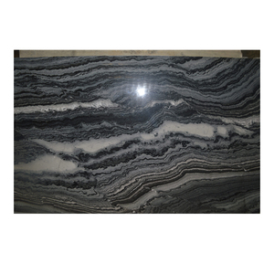 Pierre naturelle en marbre noir mercure de haute qualité pour les comptoirs de designer, les dessus de vanité, les escaliers et l'utilisation architecturale - Product Image 2