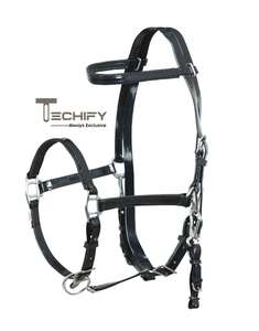 ชุดบังเหียนม้าทำจากพีวีซีสังเคราะห์ที่มีความทนทานต่อการใช้งานชุดเดรสคุณภาพระดับพรีเมียมผลิตในประเทศอินเดีย - Product Image 2