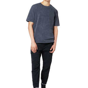 Camiseta de Verano de Algodón para Hombre, Color Sólido, Diseño Personalizado, Cuello Redondo, Ropa Casual, Camiseta para Hombre - Product Image 6