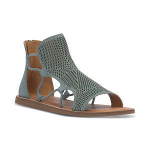 Sandali Gladiator da Donna Lucky Brand Bartega Verdi Taglia 7 - Ciabatte Traspiranti con Soletta Imbottita in Vera Pelle - Product Image 1
