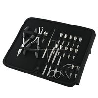 Kit d'outils d'extension de cheveux haut de gamme pince à sertir Micro perle boucle enfileur coupe ciseaux tresse séparateur canard Bill Clips