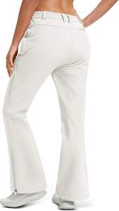 Pantalones acampanados con forro polar para mujer, pantalones de esquí de nieve con aislamiento impermeable, cálidos para exteriores, invierno, senderismo, Softshell - Product Image 2