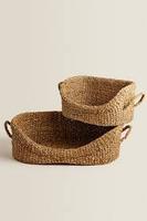 Panier tissé à la main pour maison d'animal de compagnie, prix d'usine, Style Unique, décoration de la maison, herbe marine naturelle, fabriqué au Vietnam