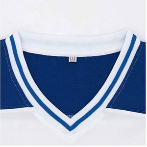 Jersey de hockey sobre hielo de poliéster 100% de color personalizado, ropa de entrenamiento de equipo deportivo para adultos, camiseta de hockey sobre hielo de tamaño adulto - Product Image 3