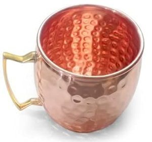 Elegante taza de cobre martillado, acabado Premium hecho a mano, duradero y elegante, perfecto para bar, restaurante o uso en la cocina - Product Image 2