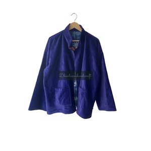 Wholesale Cotton Solid Colourful <b>Velvet</b> <b>Jacket</b> Coat Handmade Unisex Winter <b>Jacket</b> Casual Wear Coat <b>Jacket</b> With in Side Lining - Product Image 4
