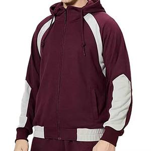 Conjunto de chándal para hombre sólido respetuoso con el medio ambiente con logotipo personalizado, ropa deportiva para hombre con etiqueta privada y cierre de cordón, forro polar de 2 piezas al por mayor - Product Image 4