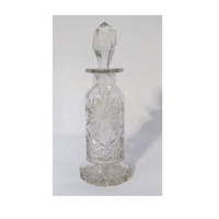 Bouteille de parfum en verre ornée et délicate faite à la main avec bouteille de parfum Decenter en verre doré doré meilleur cadeau pour la décoration des hommes et des femmes