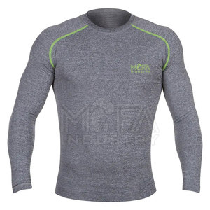 Camiseta de Compresión Deportiva Personalizada de Alta Calidad para Hombre, Transpirable, de Secado Rápido, Spandex/Poliéster en Pakistán - Product Image 1