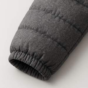 Veste matelassée unisexe tendance 2025, tissu en toile, doudoune de haute qualité, veste d'hiver unisexe, veste matelassée à bulles, ODM - Product Image 4