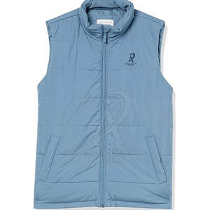 Chaleco acolchado de poliéster 100% para hombre, ropa exterior informal de invierno, transpirable, personalizado, de alta calidad - Product Image 1