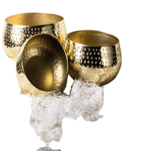 Juego de cuencos clásicos para el hogar, Juego de 3 tazones de acero redondos y dorados de diseño moderno para ensaladas, para Hotel, restaurante, frutos secos y frutas - Product Image 4