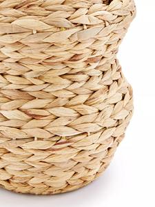 Jarrón Decorativo de Jacinto de Agua Tejido Sostenible, Forma Escultural, Color Natural, Hecho a Mano, para Venta al Por Mayor - Product Image 2