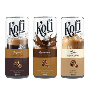 Bebida Kofi Tan Do en Lata de Aluminio de 250 ml, Café Instantáneo Frío, Certificación Halal, HACCP e ISO22000, Origen Vietnam, 18 Meses de Caducidad - Product Image 3