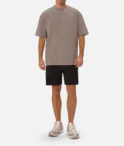 Pantalones cortos para hombre de mezcla de algodón de primera calidad al por mayor elásticos bajos ajustables cordón verano secado rápido transpirable diseño de moda Tie-Dye - Product Image 6