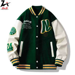 Blousons universitaires personnalisés unisexe de haute qualité pour l'hiver, style streetwear décontracté, vente en gros OEM, personnalisation frontale – Meilleures ventes - Product Image 4