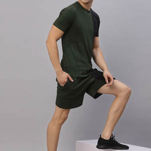 Conjunto Deportivo Corto para Hombre, Ligero y Transpirable, Ropa de Gimnasio para Correr y Hacer Ejercicio - Product Image 5